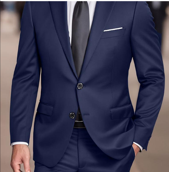 Men's Suit Set | Notch Lapels & Two-Button Jacket