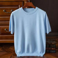 Adriano | Men's Ribbed Cashmere Wool T-Shirt