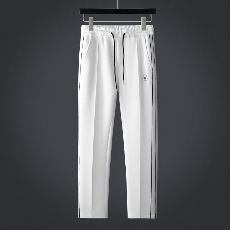 Men's Athletic Lycra Tracksuit Set | Zip Jacket & Drawstring Pants