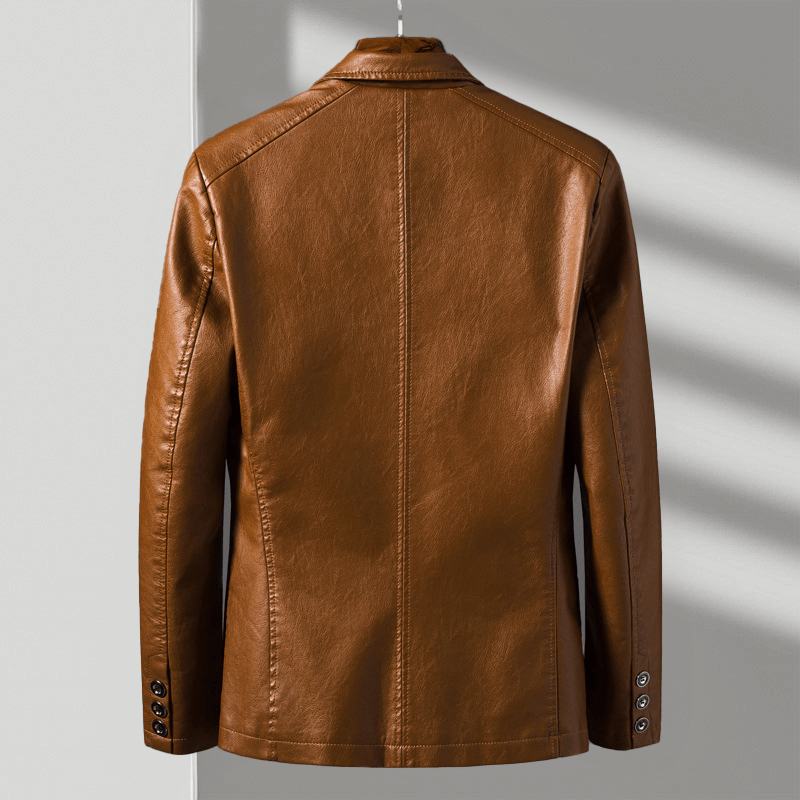 Men's Blazer-Style Jacket | Notched Lapels & Button Front