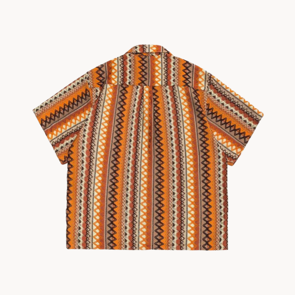 Men's Casual Blend Camp Collar Shirt | Button Front