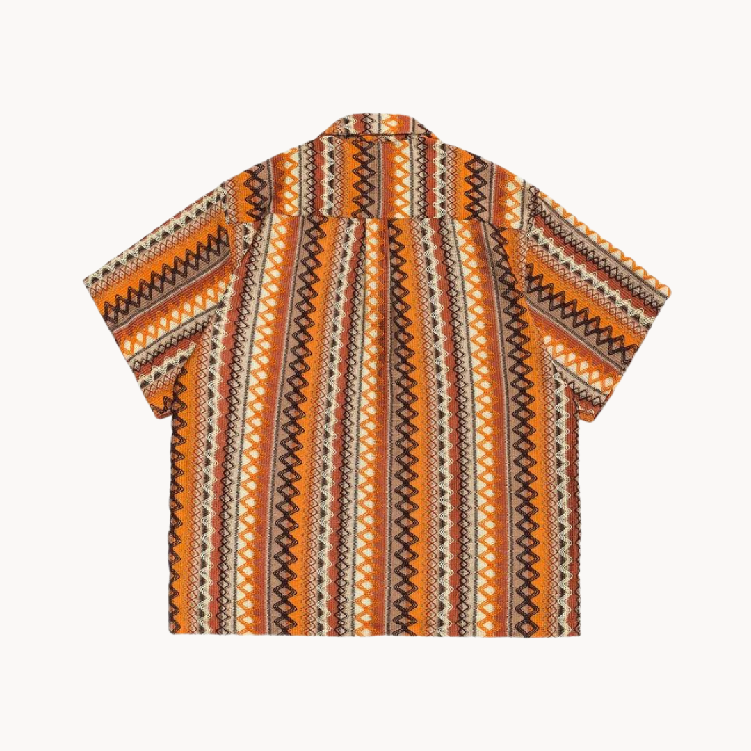 Men's Casual Blend Camp Collar Shirt | Button Front