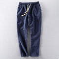 Men's Casual Blend Trousers | Drawstring Waist & Pockets