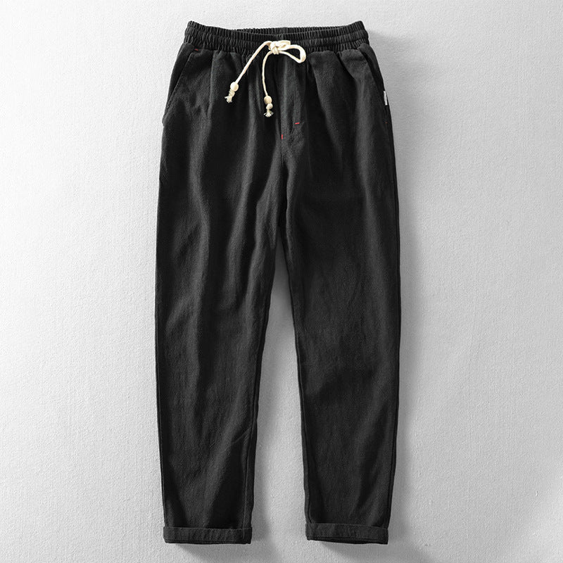 Men's Casual Blend Trousers | Drawstring Waist & Pockets
