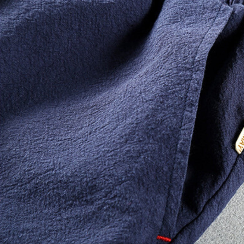 Men's Casual Blend Trousers | Drawstring Waist & Pockets