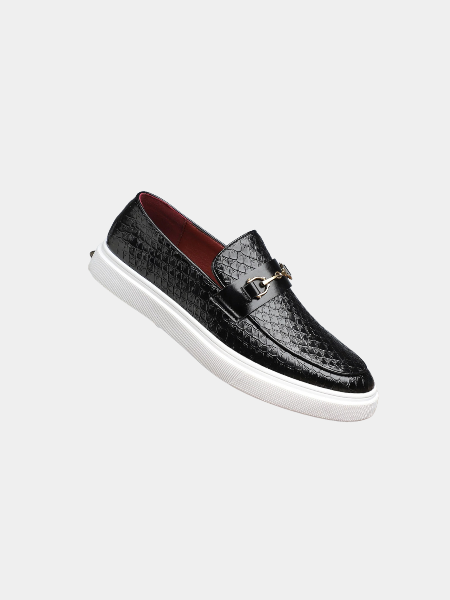 Men's Casual Loafers | Buckle Strap & Platform Sole