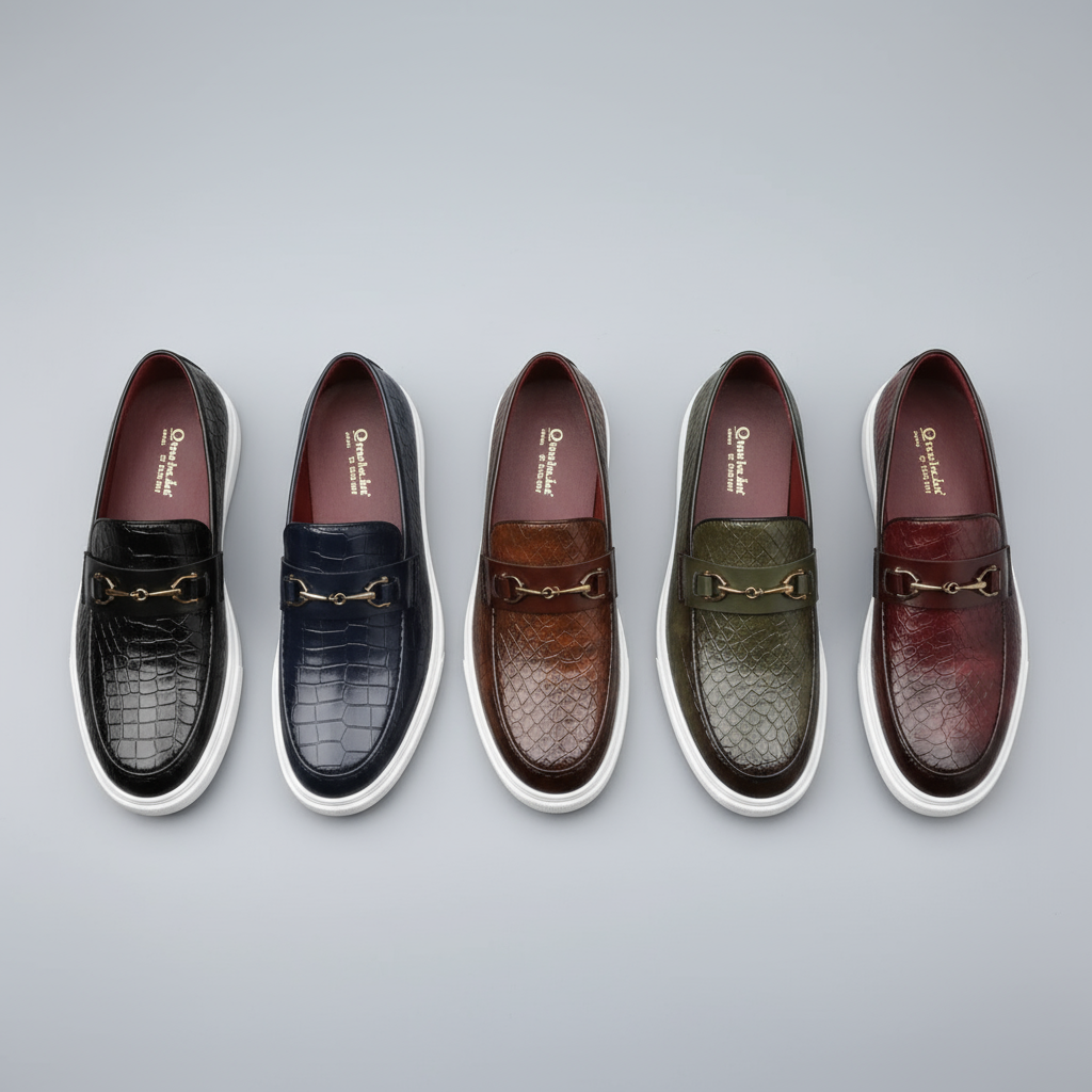 Men's Casual Loafers | Buckle Strap & Platform Sole