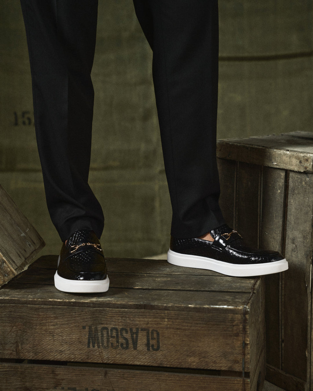 Men's Casual Loafers | Buckle Strap & Platform Sole