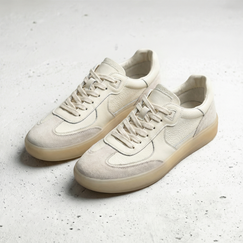 Men's Casual Faux Sneakers | Lace-Up Front & Low Top