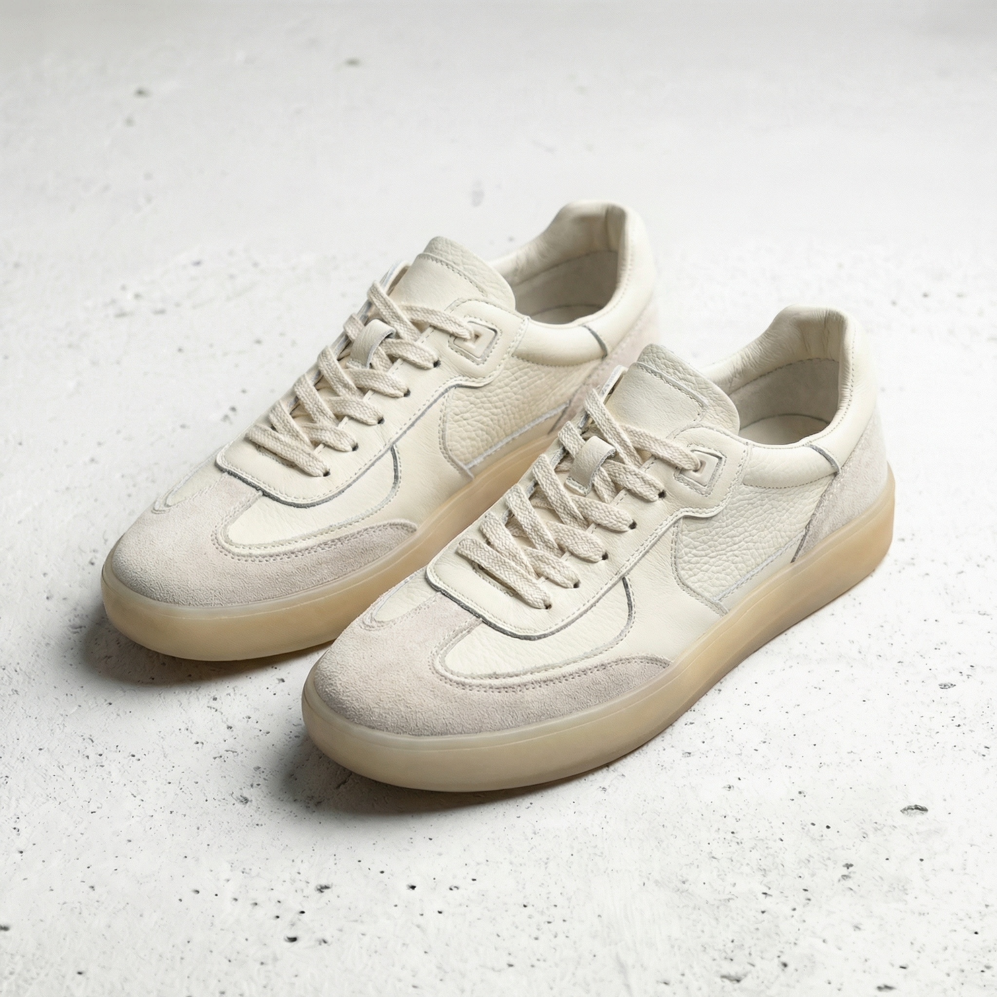 Men's Casual Faux Sneakers | Lace-Up Front & Low Top