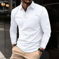 Men's Casual Blend Polo Shirt | Pointed Collar & Button Placket