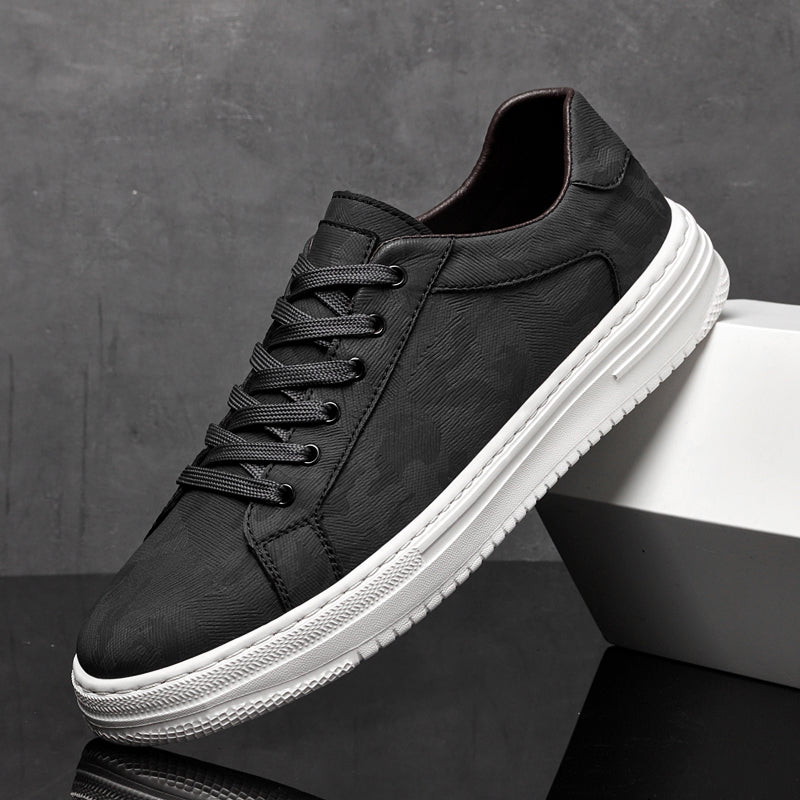 Men's Casual Sneakers | Lace-Up Front & Panels
