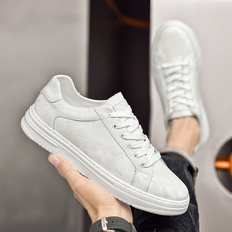 Men's Casual Sneakers | Lace-Up Front & Panels
