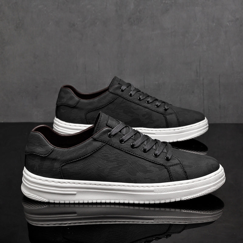 Men's Casual Sneakers | Lace-Up Front & Panels