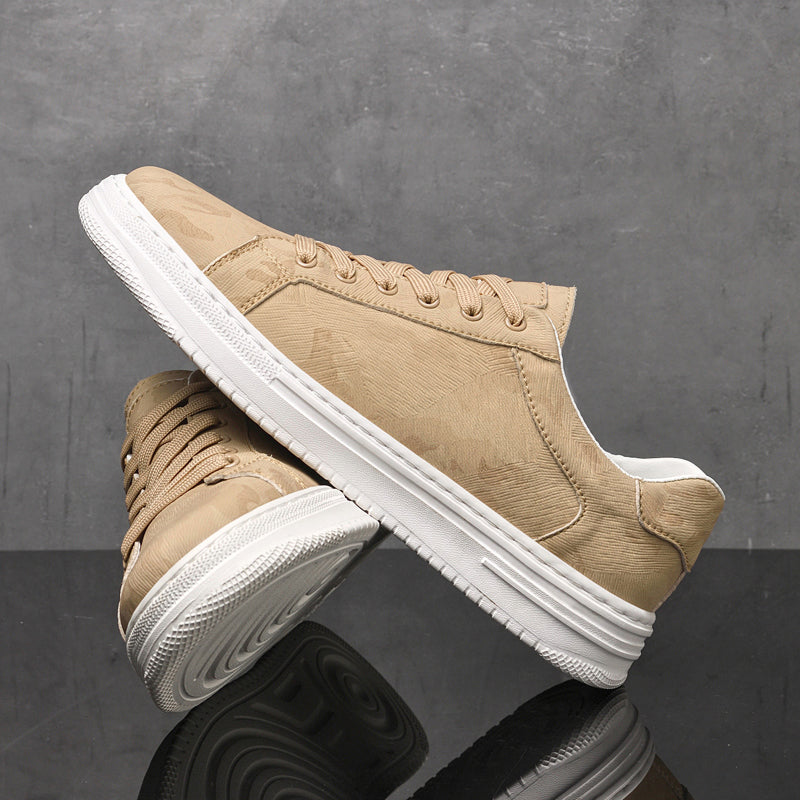 Men's Casual Sneakers | Lace-Up Front & Panels