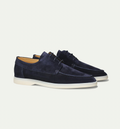 Men's Casual Suede Loafers | Lace-up Front & Moc Toe