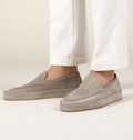 Men's Casual Suede Loafers | Slip-On Design & Moc Toe