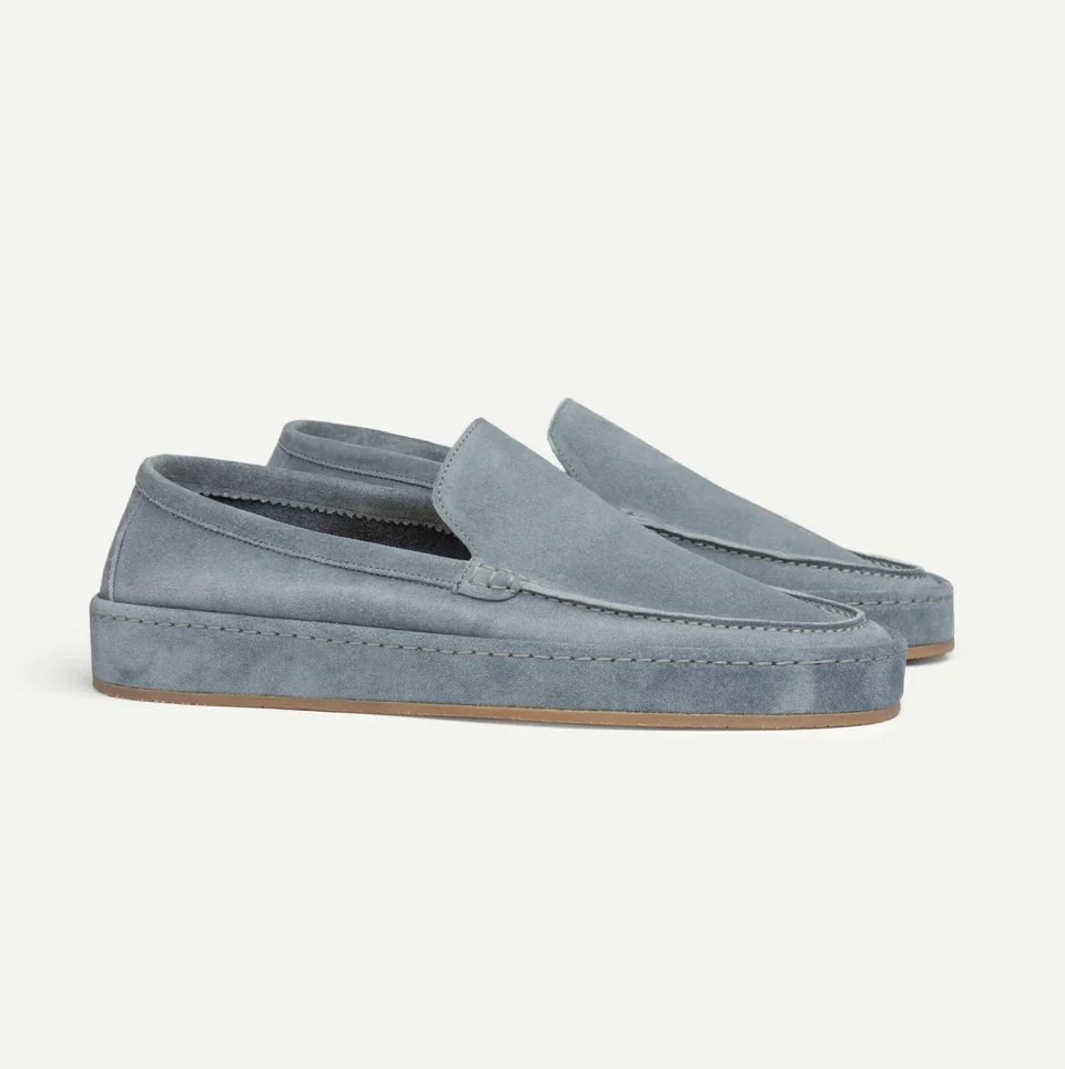 Men's Casual Suede Loafers | Slip-On Design & Moc Toe