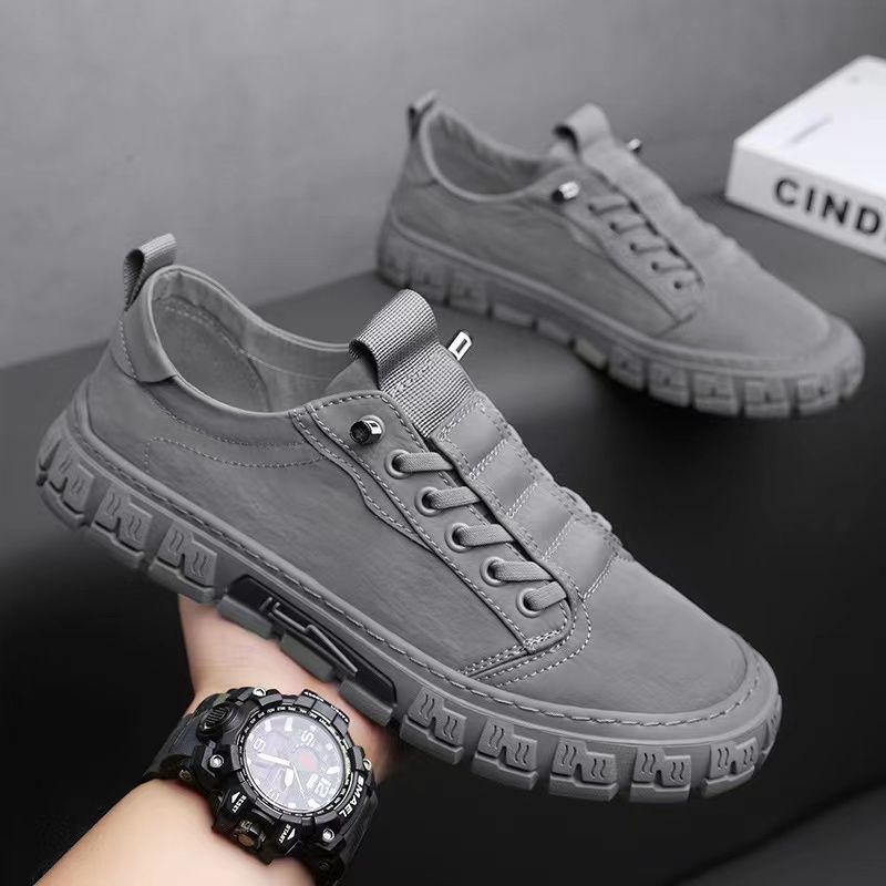 Men's Casual Sneakers | Lace-Up Eyelets & Lug Sole