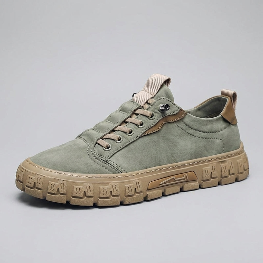 Men's Casual Sneakers | Lace-Up Eyelets & Lug Sole