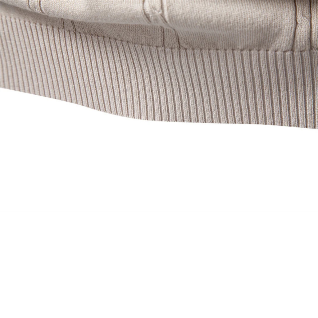 Men's Casual Viscose Blend Polo Shirt | Ribbed Knit & Placket