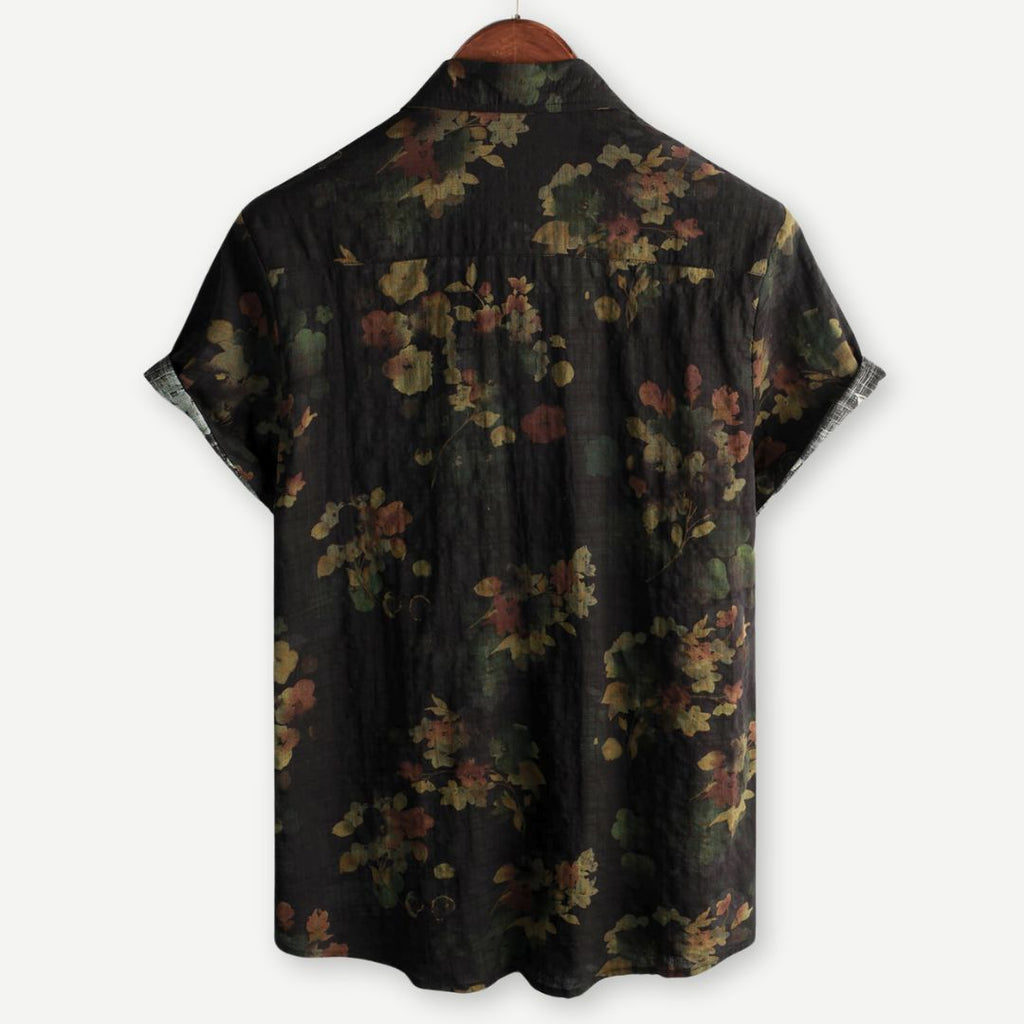 Men's Casual Shirt | Floral Print & Button Front