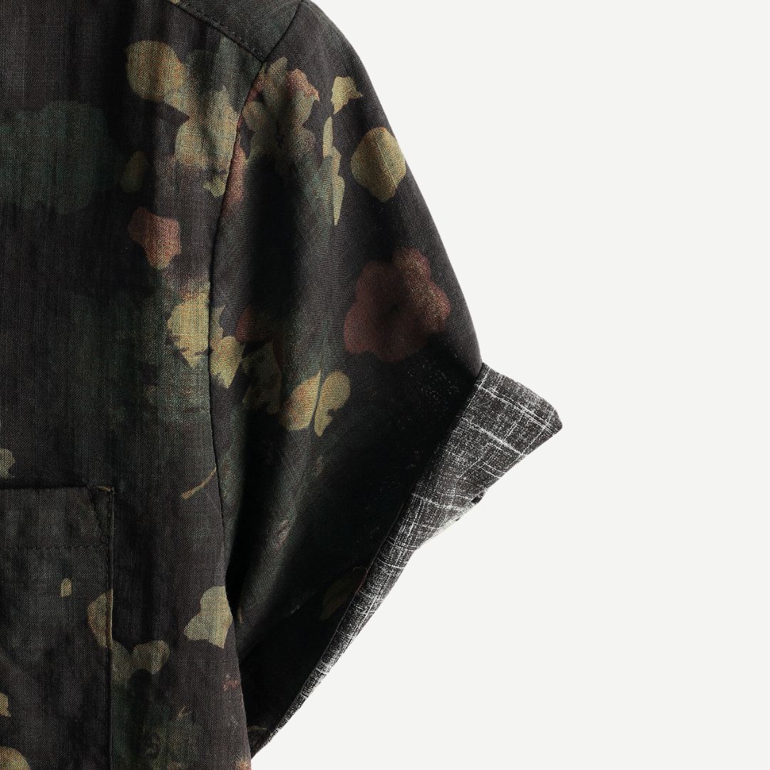 Men's Casual Shirt | Floral Print & Button Front