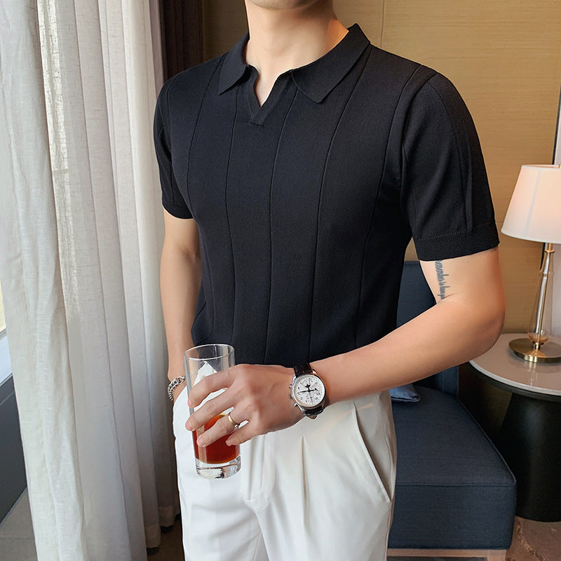 Men's Classic Blend Polo Shirt | Ribbed Cuffs & Collar