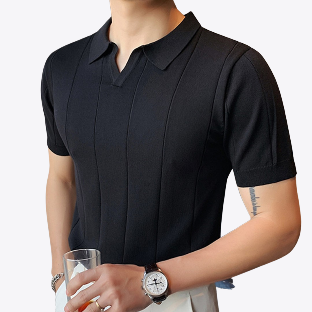 Men's Classic Blend Polo Shirt | Ribbed Cuffs & Collar