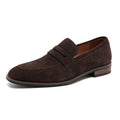 Men's Dress Loafers | Nubuck Upper & Penny Strap