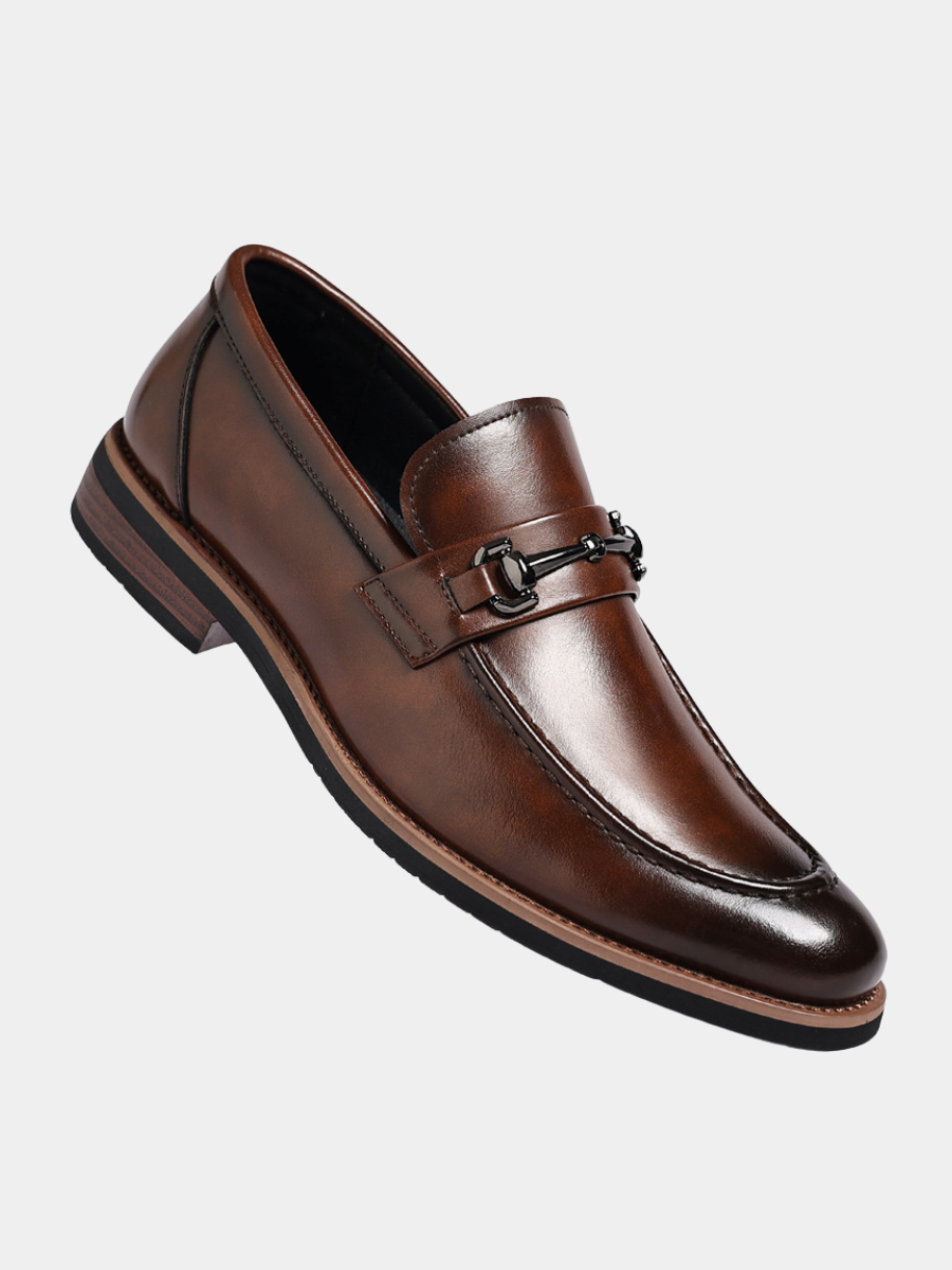 Men's Dress Loafers | Metal Bit & Moc Toe