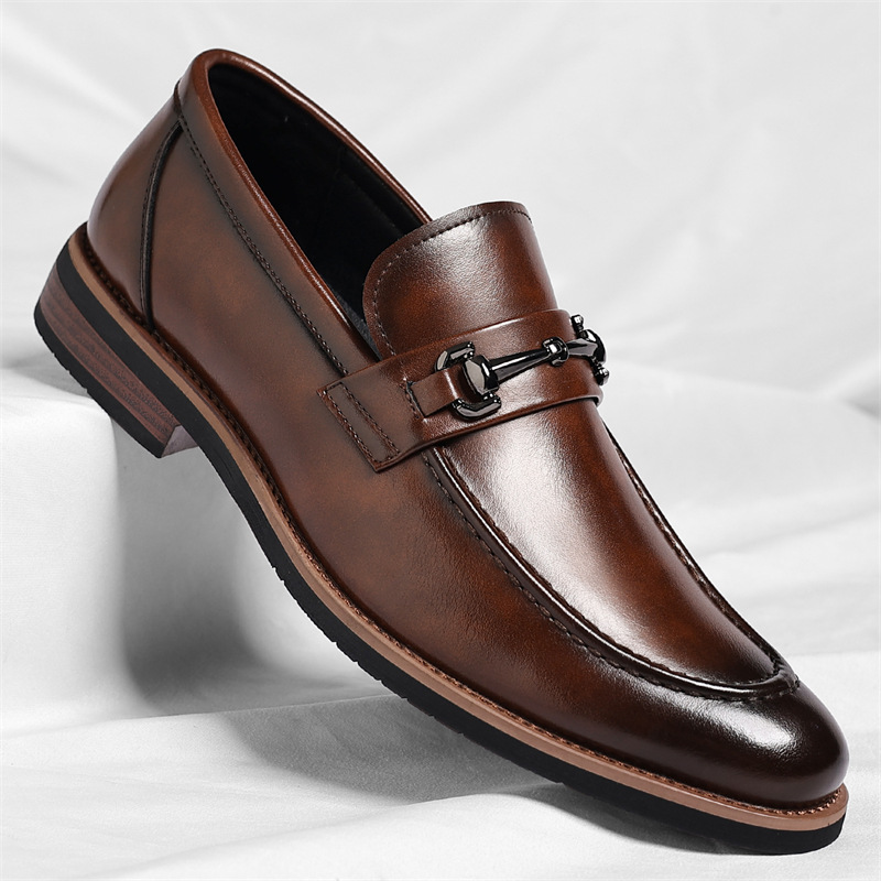 Men's Dress Loafers | Metal Bit & Moc Toe
