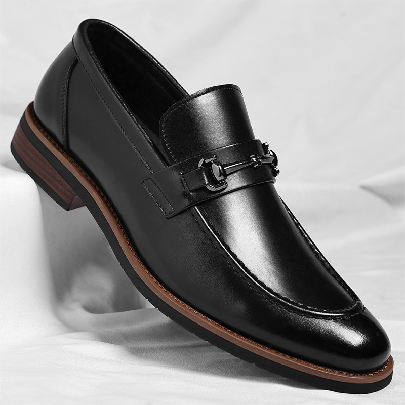 Men's Dress Loafers | Metal Bit & Moc Toe