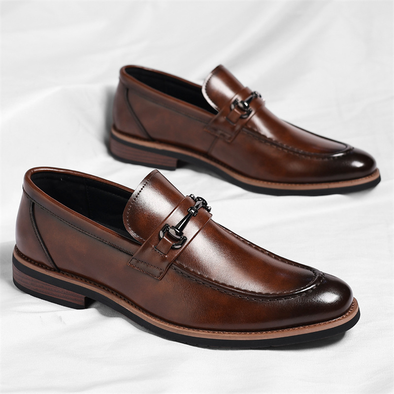 Men's Dress Loafers | Metal Bit & Moc Toe