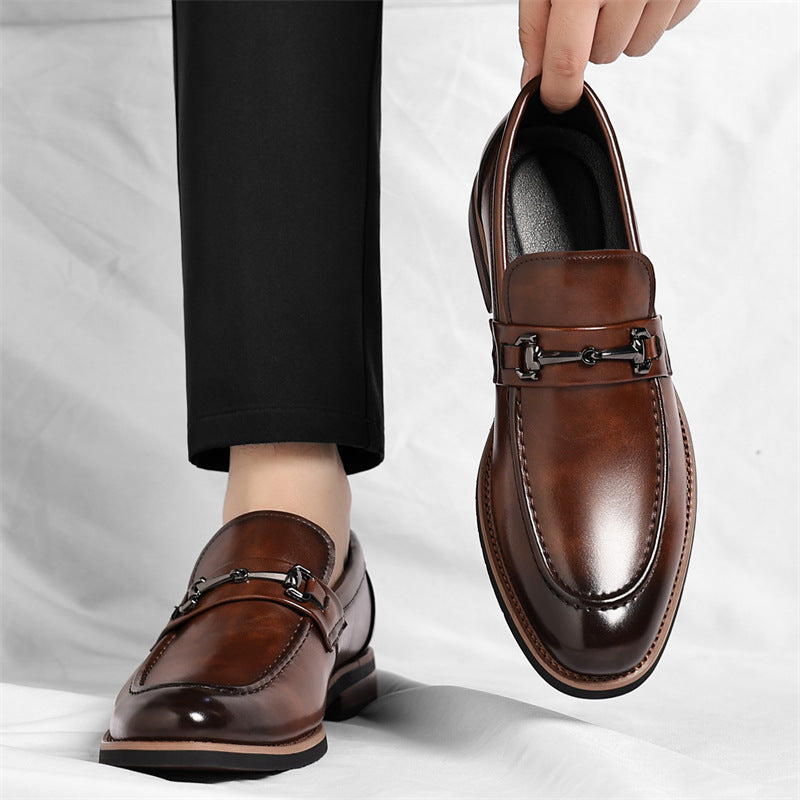 Men's Dress Loafers | Metal Bit & Moc Toe