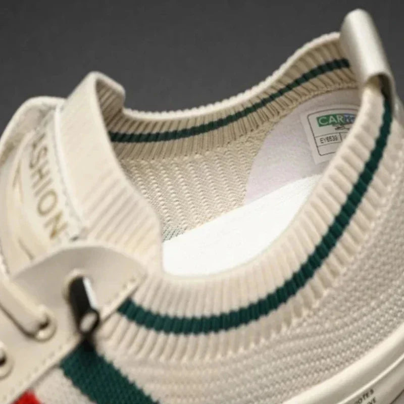 Ezra | Men's Striped Canvas Skate Shoes