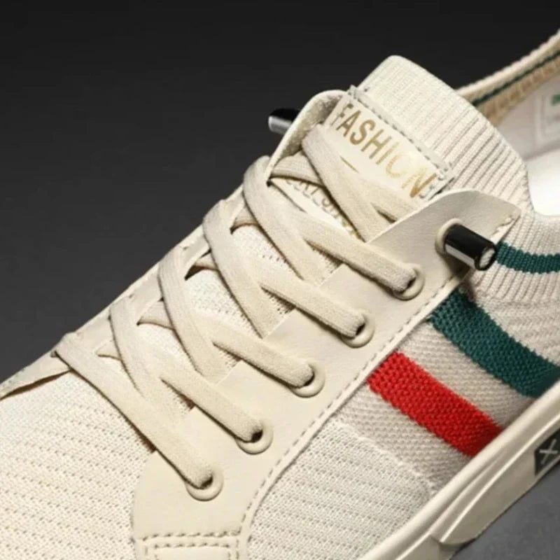 Ezra | Men's Striped Canvas Skate Shoes