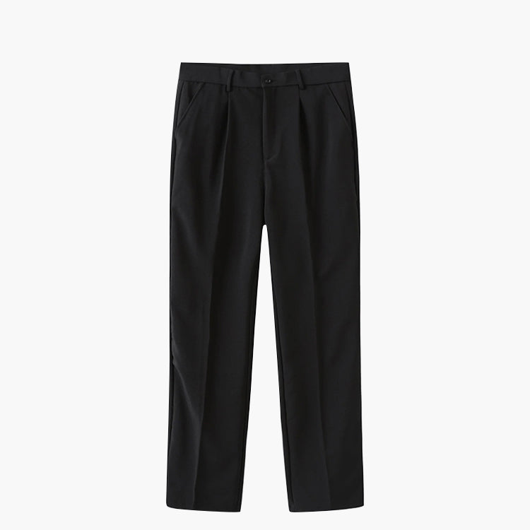 Men's Formal Pants | Front Pleats & Zip Fly