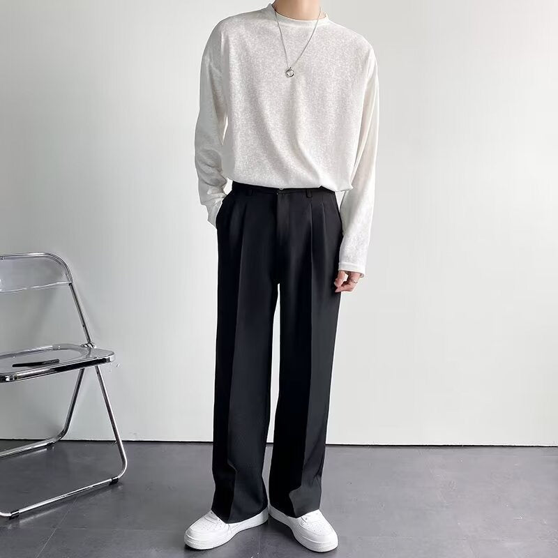 Men's Formal Pants | Front Pleats & Zip Fly