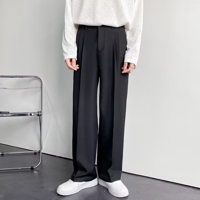 Men's Formal Pants | Front Pleats & Zip Fly