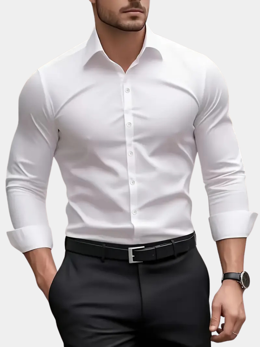 Men's Formal Shirt | Button Front & Spread Collar