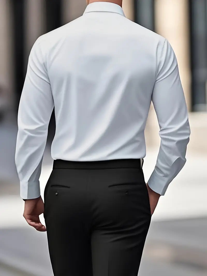Men's Formal Shirt | Button Front & Spread Collar