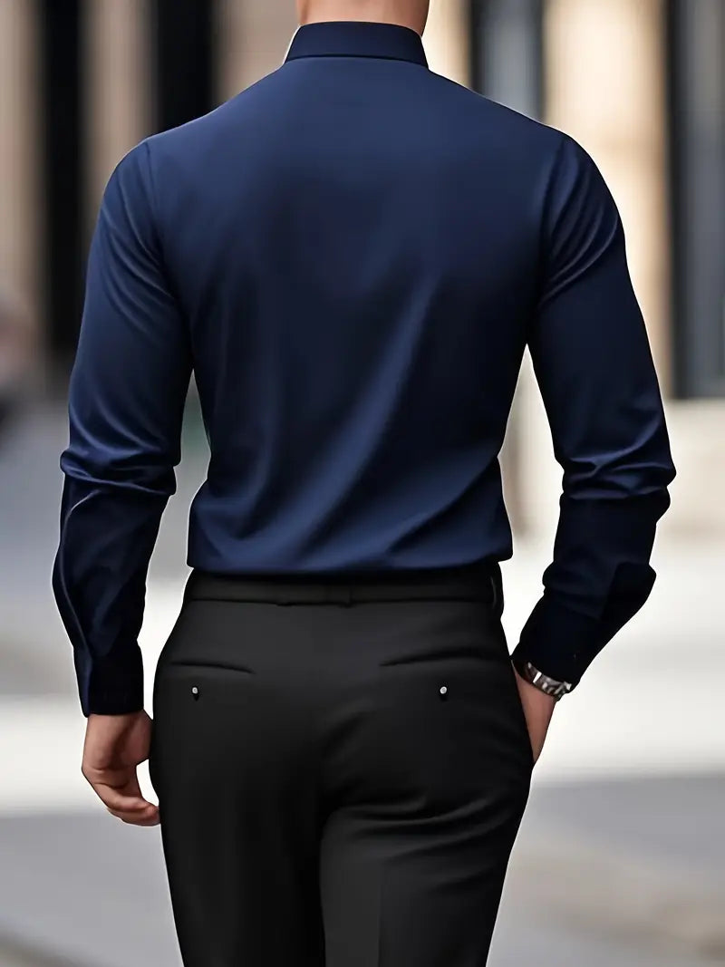Men's Formal Shirt | Button Front & Spread Collar