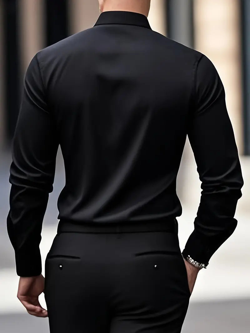 Men's Formal Shirt | Button Front & Spread Collar