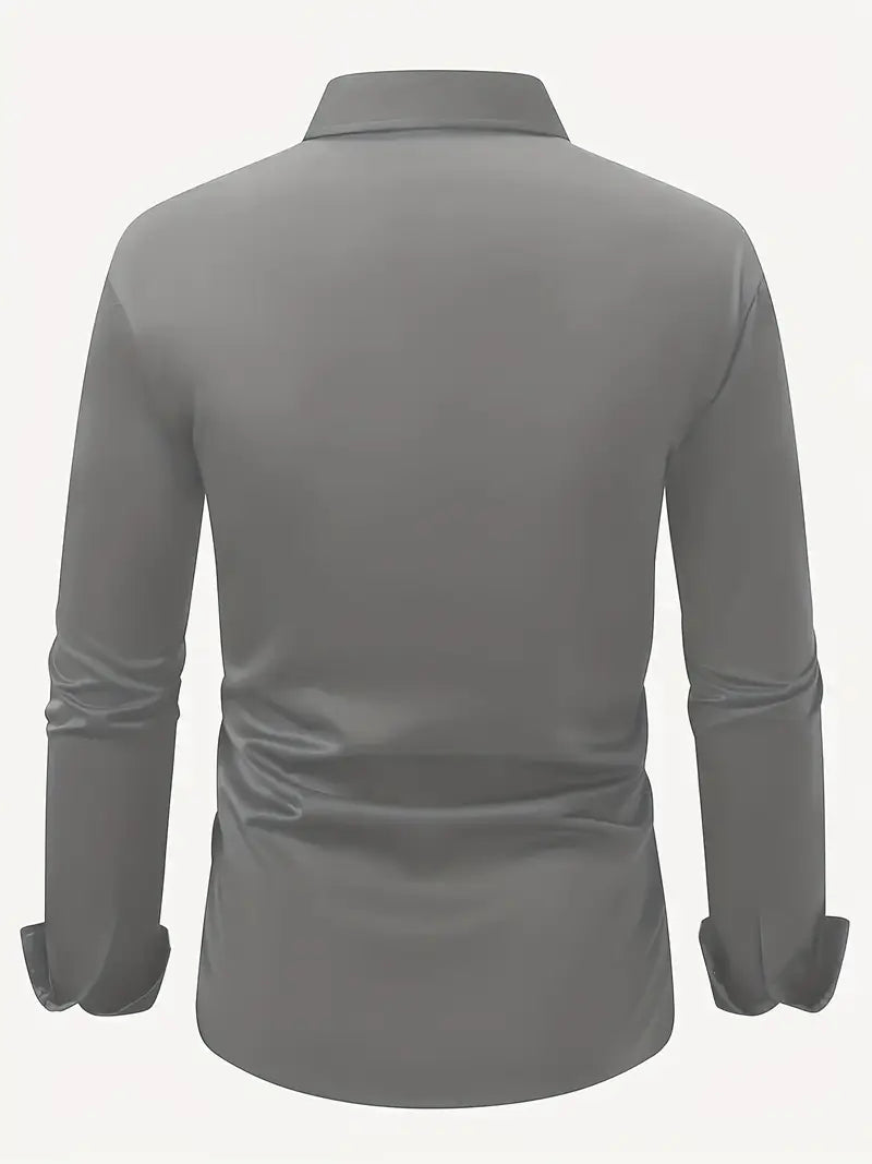 Men's Formal Shirt | Button Front & Spread Collar