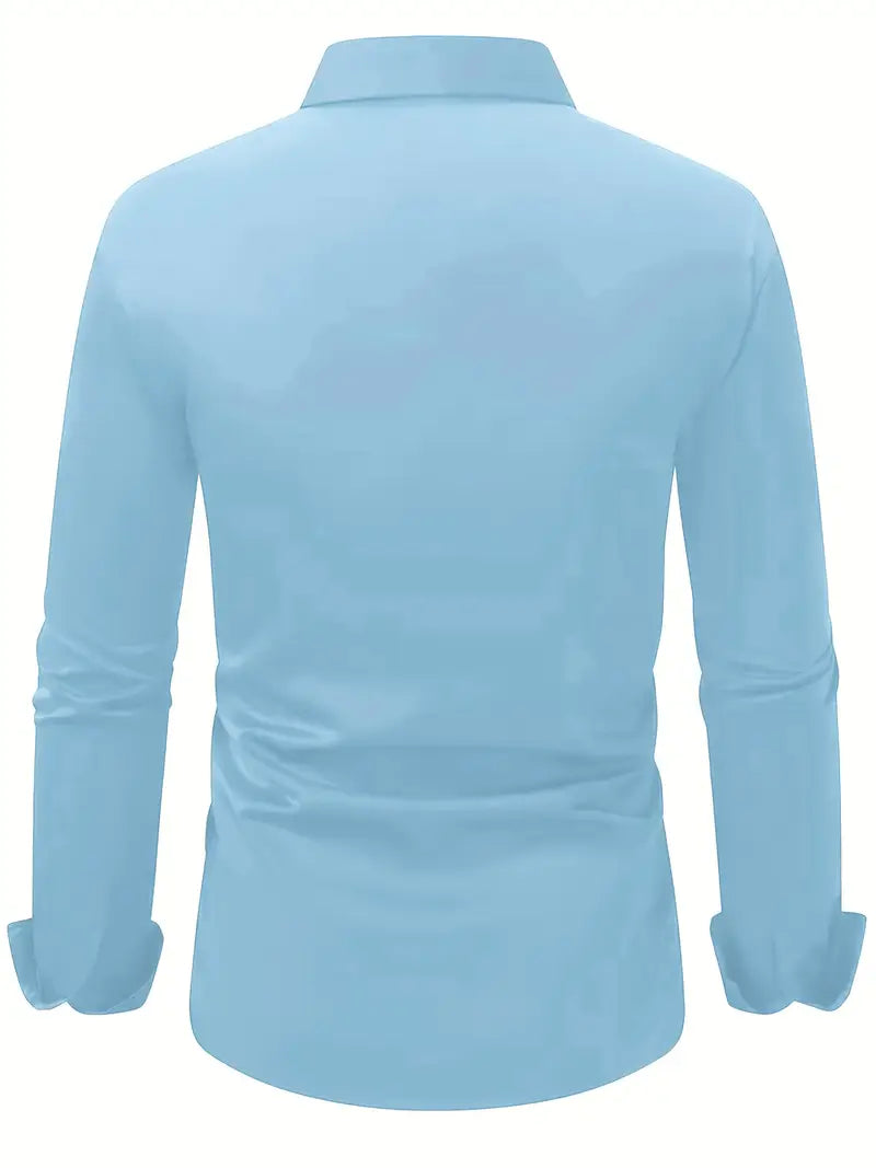 Men's Formal Shirt | Button Front & Spread Collar