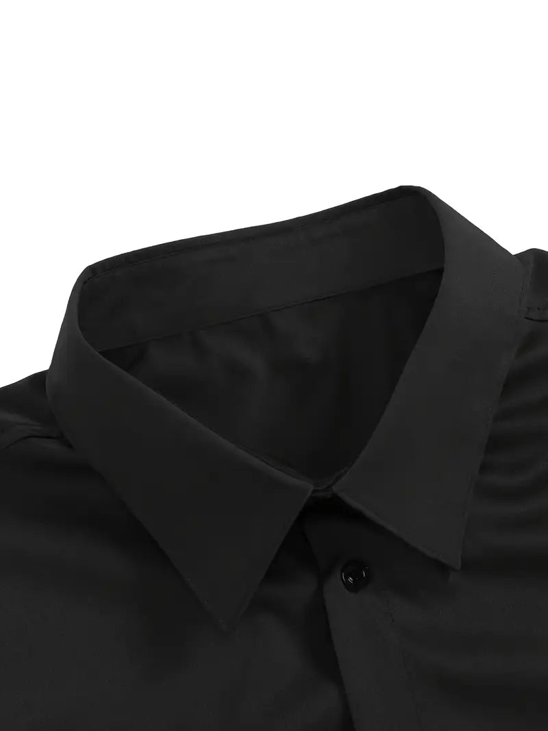 Men's Formal Shirt | Button Front & Spread Collar