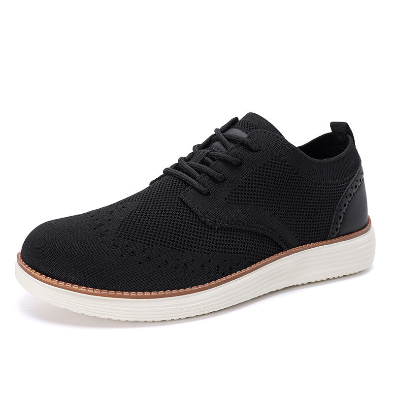 Dean | Men's Brown Mesh Slip-On Skate Shoes
