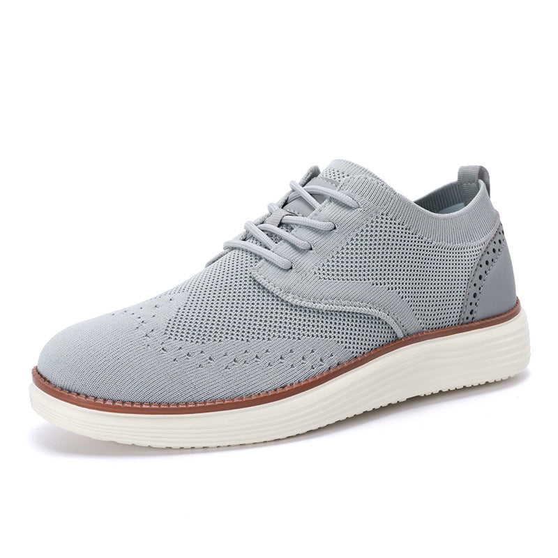 Dean | Men's Brown Mesh Slip-On Skate Shoes