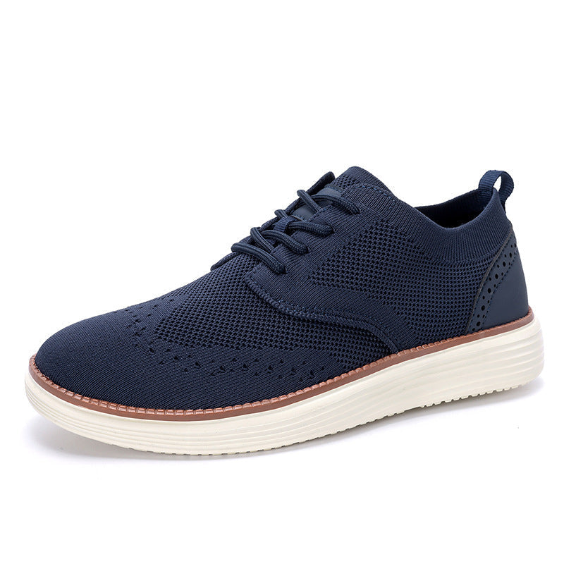 Dean | Men's Brown Mesh Slip-On Skate Shoes